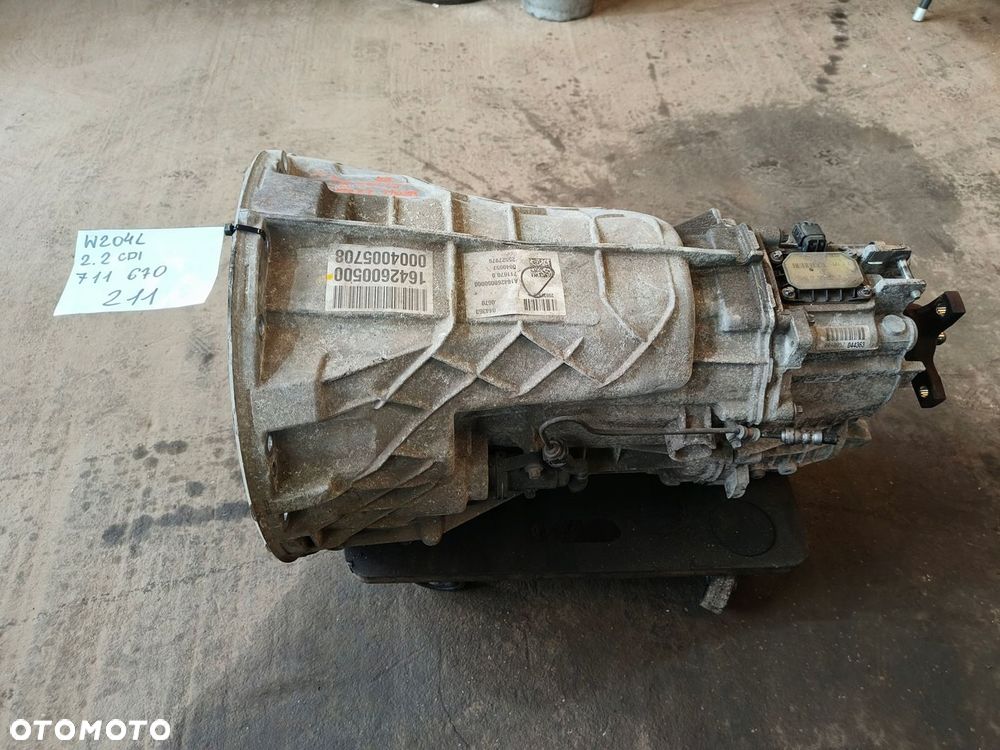 MERCEDES C E KLASA W204 W212 SKRZYNIA BIEGÓW MANUALNA 711670 2.2 CDI - 1