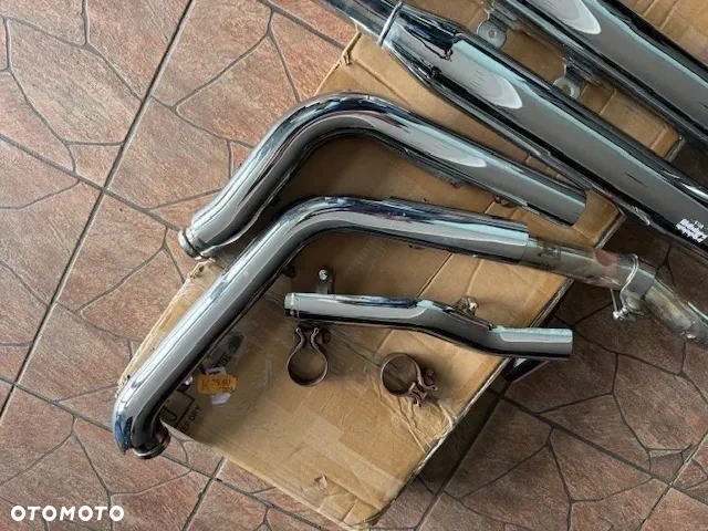 Tłumiki kolektory osłony  Cobra Neighbor Hater Slip On Chrome Harley Fat Boy 2000-2007 - 6
