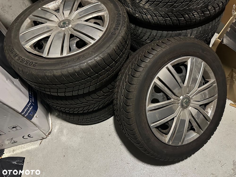 Zima 2 opony Dębica Frigo i 2 opony Polaris 3 Baum + 4 stalowe felgi 205/55R16 91T/H M+S - 3