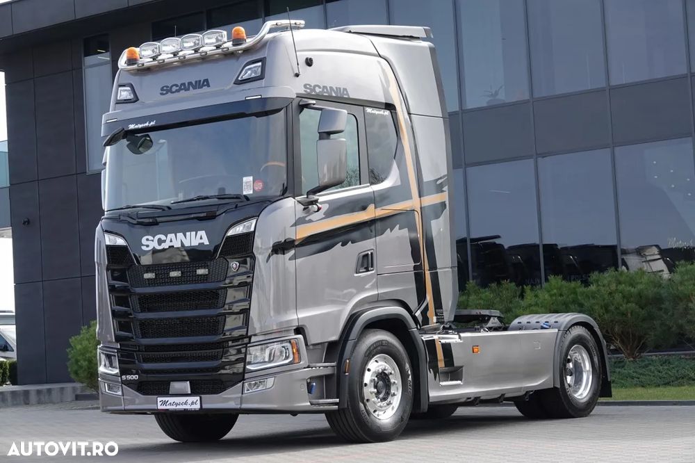 Scania S 500 / RETARDER / AER CONDIȚIONAT PARCARE / JANTE DIN ALIAJ / PIELE / ANVELOPE 100% / REZERVORE 1.400 L - 5