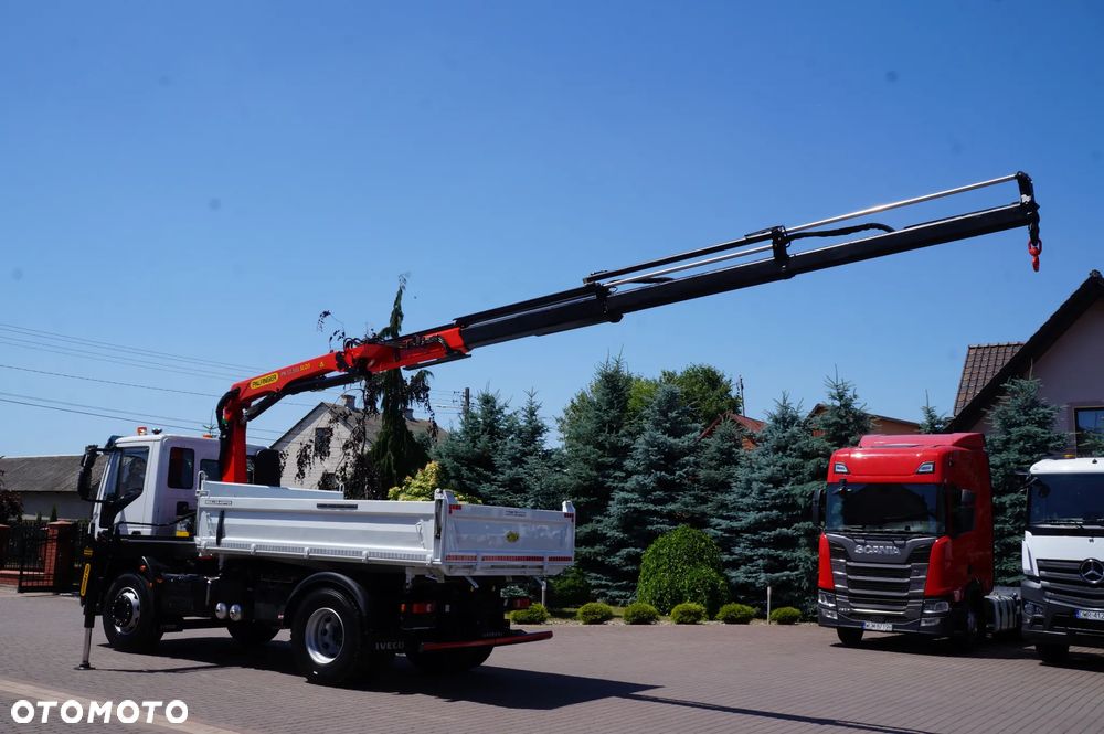 Iveco EUROCARGO 180-320 4x2 WYWROTKA MEILLER + HDS PALFINGER PK 12.501 SLD5 PILOT E 6 - 5