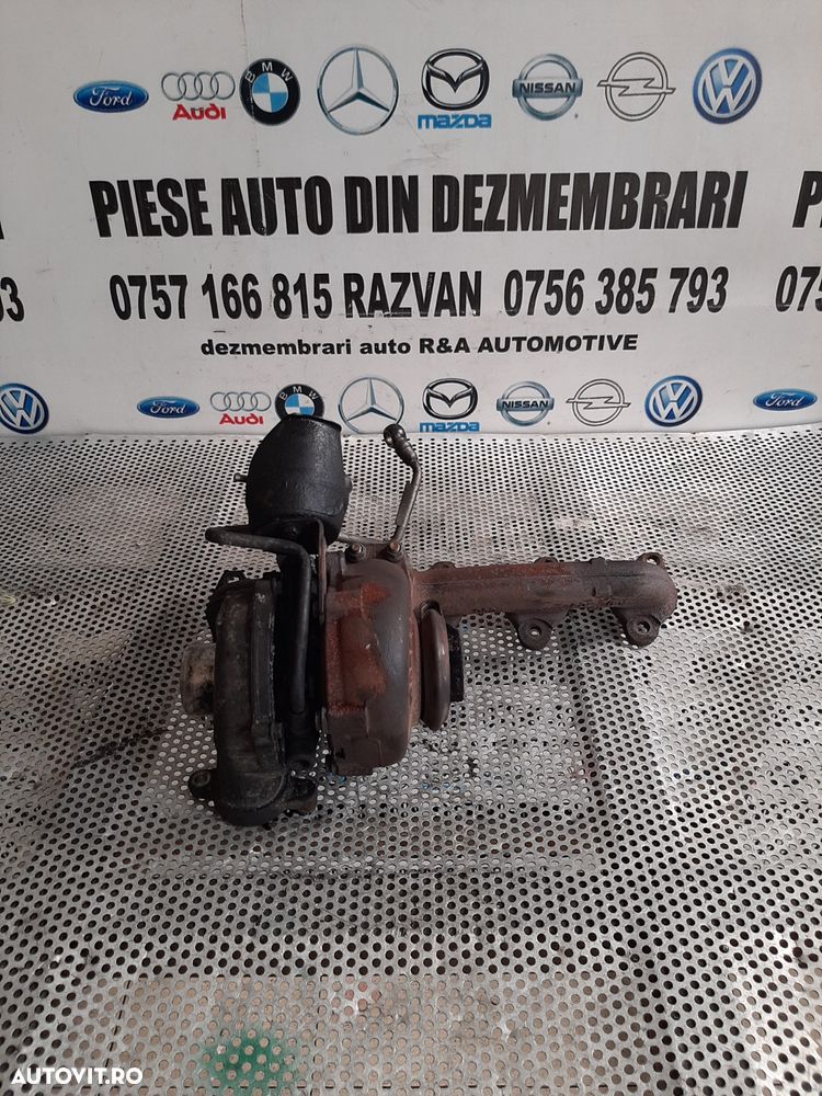 Turbo Turbina Ford Focus 2 Facelift C Max 1.6 Tdci 90 CP Euro 5 Motor GPDA Testata Cu Garantie Dezm - 2