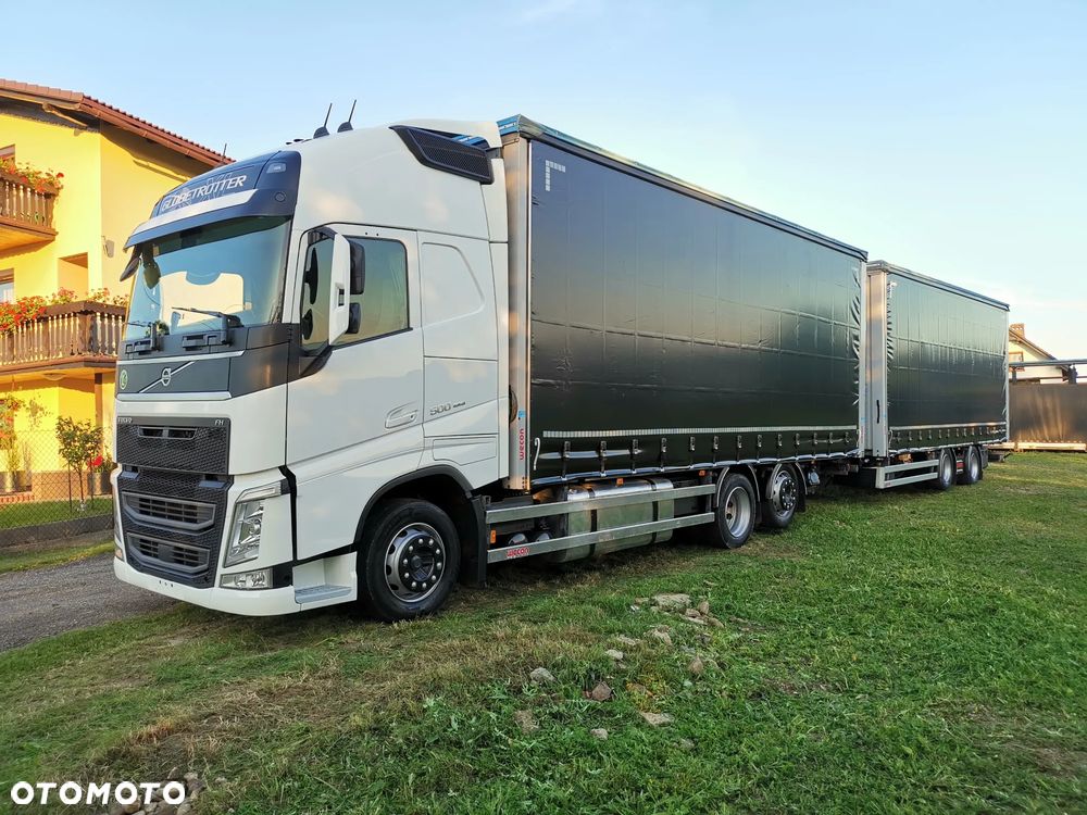 Volvo 2x FH 500 XXL GLOBETROTTER / WECON / 7.71M+7.71M / TANDEM / ZESTAW / SALON POLSKA / 1 WŁAŚCICIEL / PIĘKNY - 9