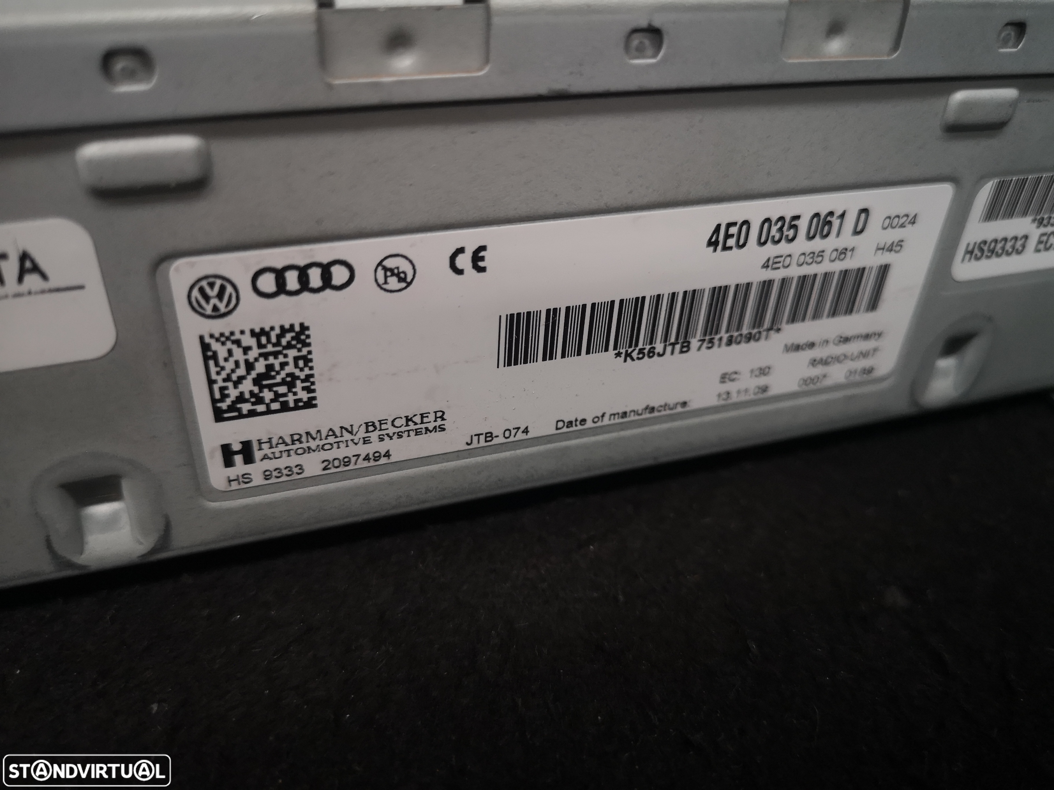 Centralina MMI Radio modulo Audi a8 a6 d3 c6 2007-2009 - 2
