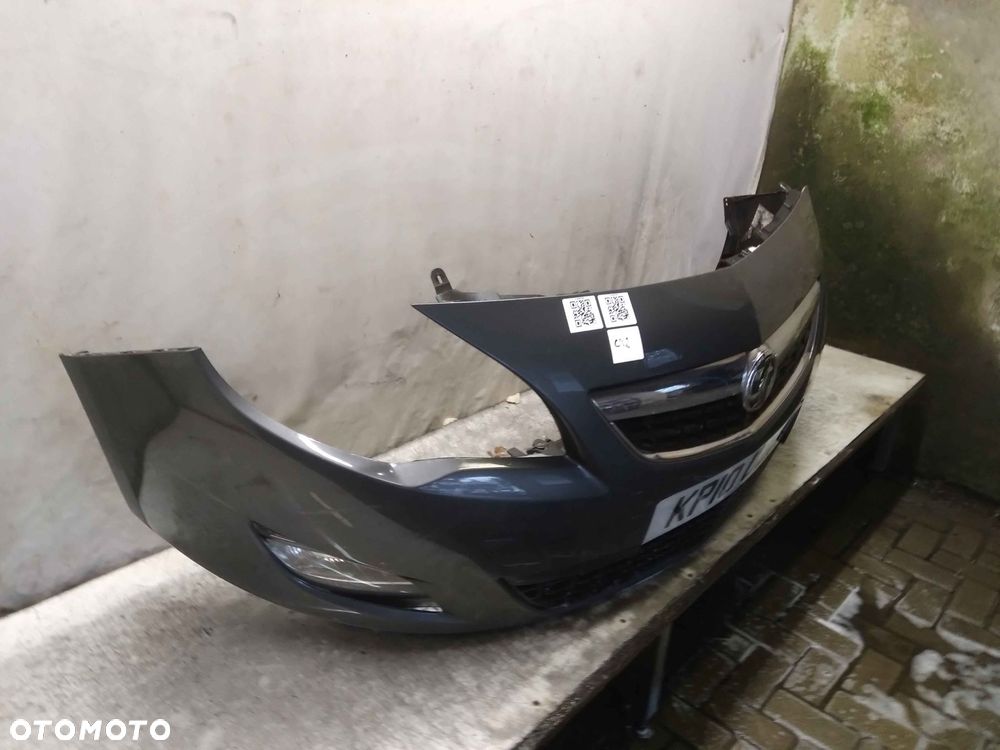 $ ZDERZAK PRZÓD PRZEDNI OPEL ASTRA J IV HALOGENY Z177 szary - 2