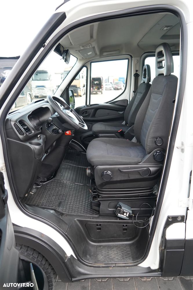 Iveco DAILY 35-180 / BASCULĂ DIN ALUMINIU / CU 6 LOCURI / DOUĂ / MANUALĂ / IMPORTATĂ - 27