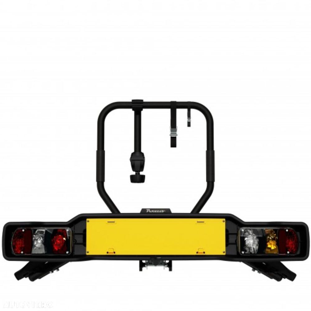 Suport 2 biciclete Peruzzo Siena 669N cu prindere pe carligul de remorcare, Negru - 5