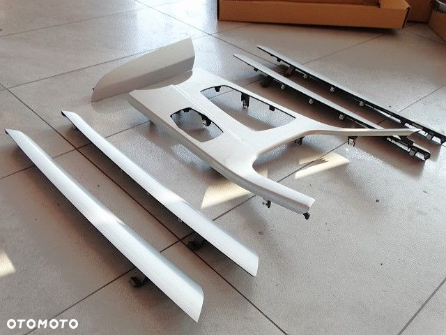 BMW X3 F25 Listwy Ozdobne Konsoli Drzwi Feinschliff  Aluminium Drobno Szczotkowane Euro Komplet - 6