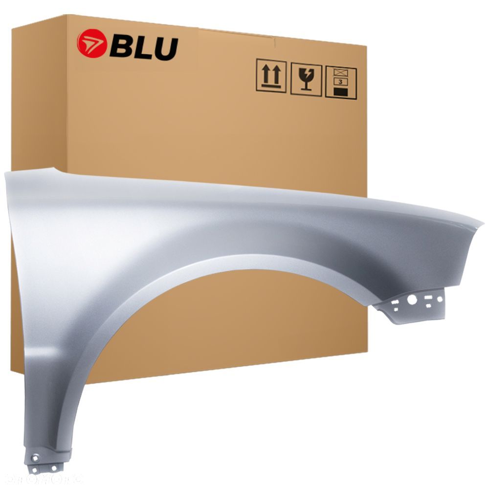 BLU Błotnik VOLKSWAGEN VW PASSAT B5 LIFT+ LA7W prawy srebrny 2000-2005 przód ReflexSilber - 1