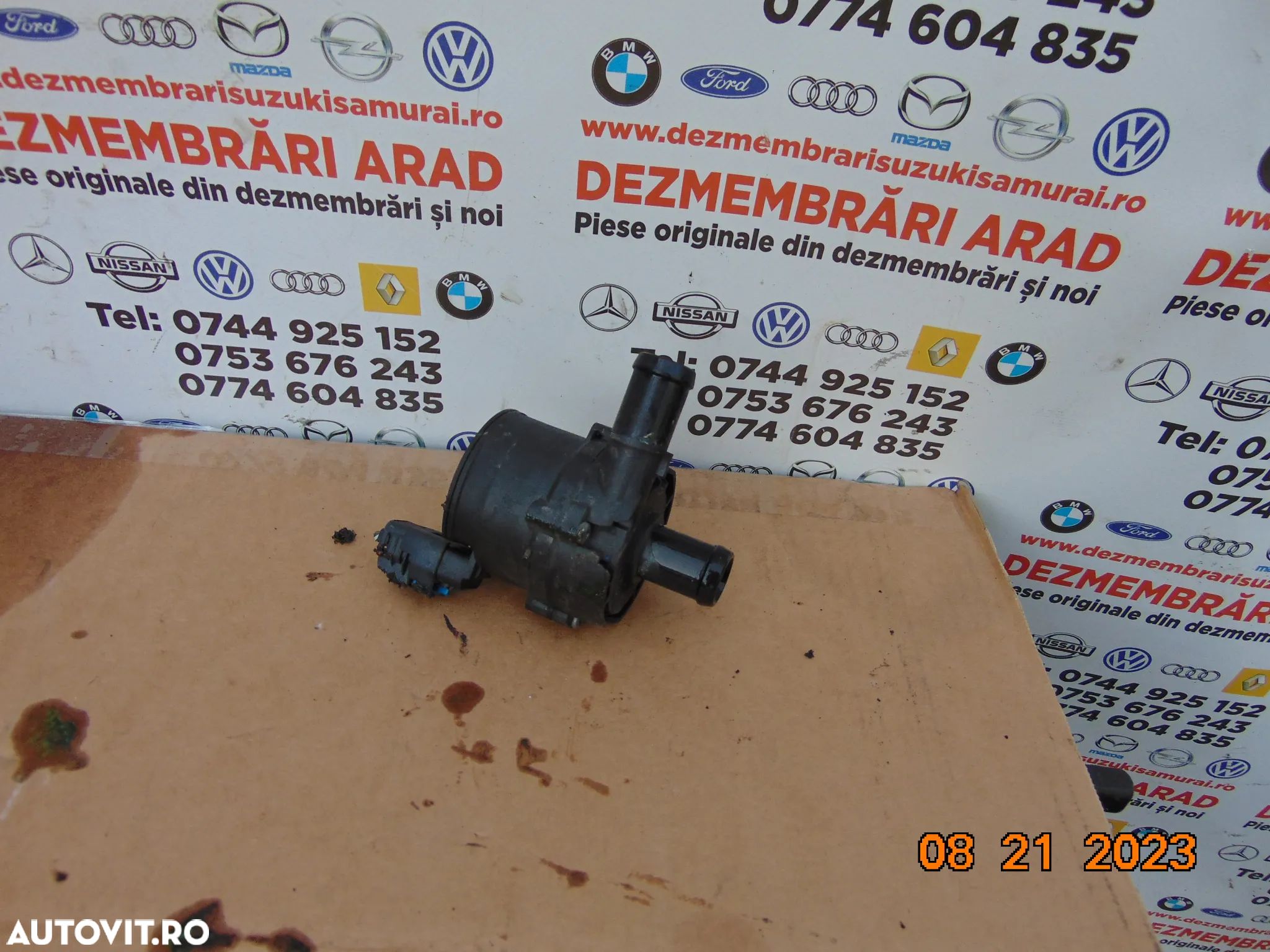 Pompa apa auxiliara Dacia Logan Duster Sandero dokker renault clio 4 megane scenic pompa apa electr - 1