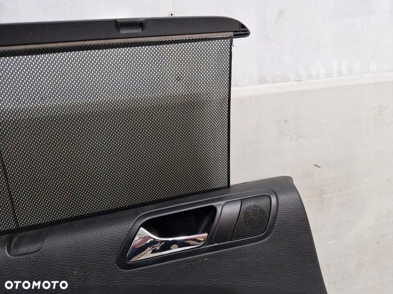 VW PASSAT B6 KOMBI BOCZEK DRZWI LEWY TYŁ TYLNY TAPICERKA SKÓRA ROLETA - 4
