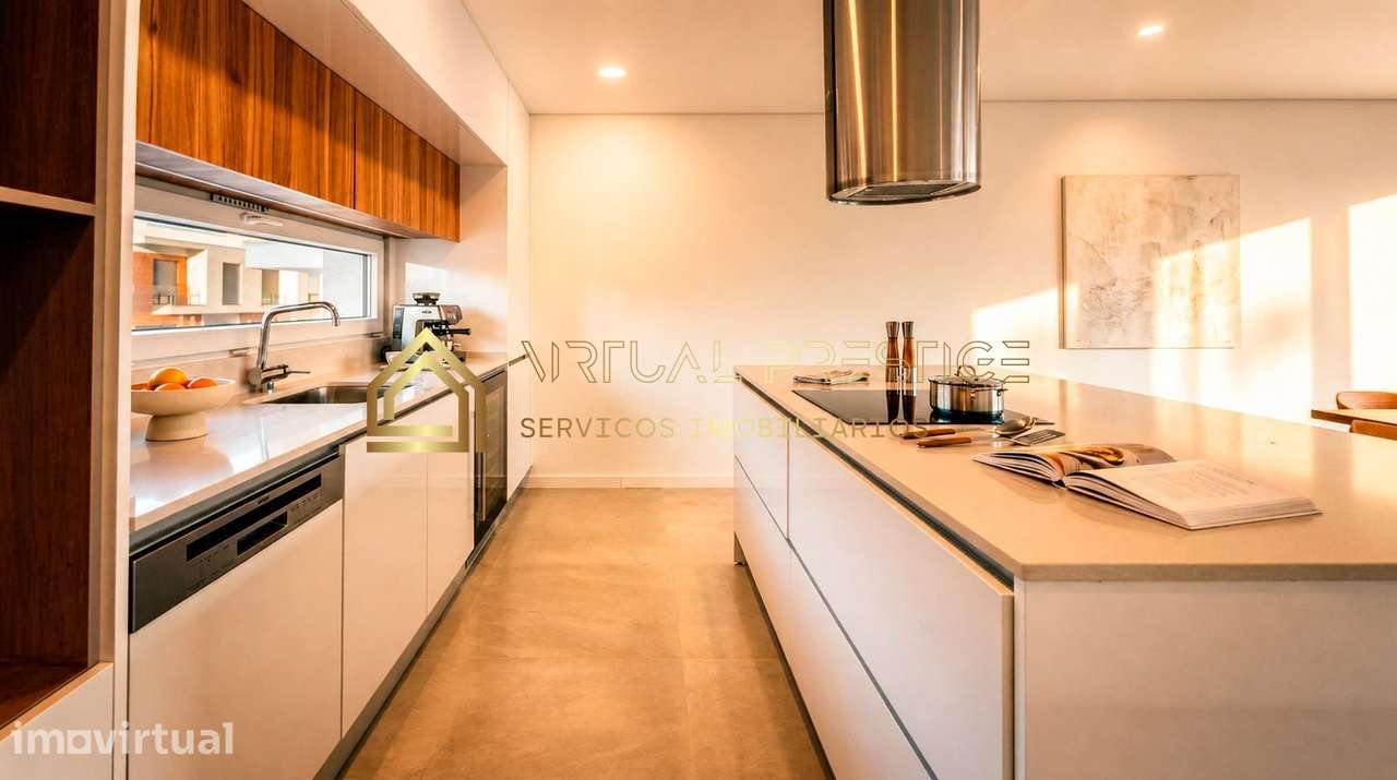 Moradia T4+1 nova de gaveto com piscina e garagem em Palhais + cave... - Grande imagem: 2/34