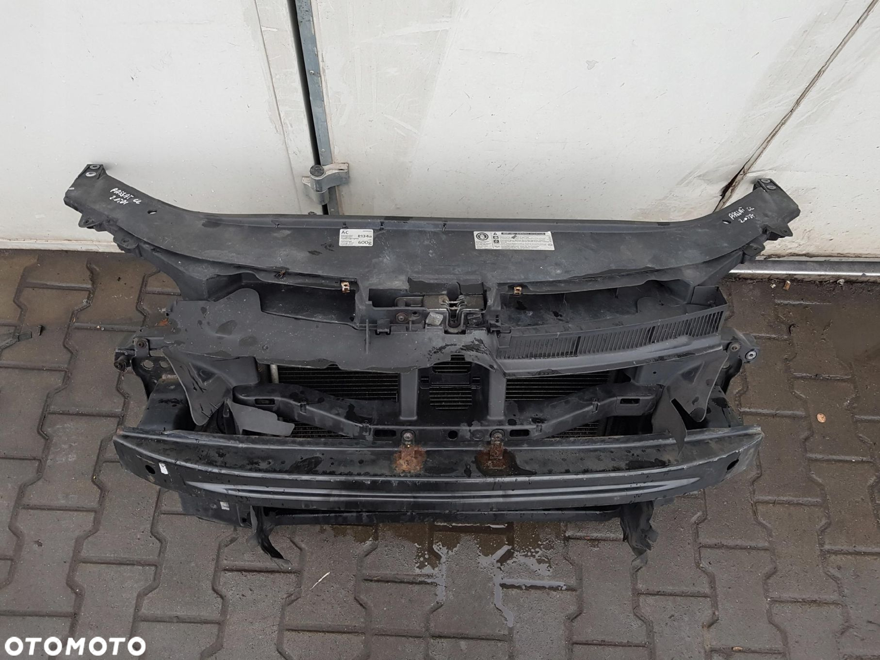 VW PASSAT CC 08-12 2.0 TDI PAS PRZEDNI CHŁODNICE WENTYLATORY - 2