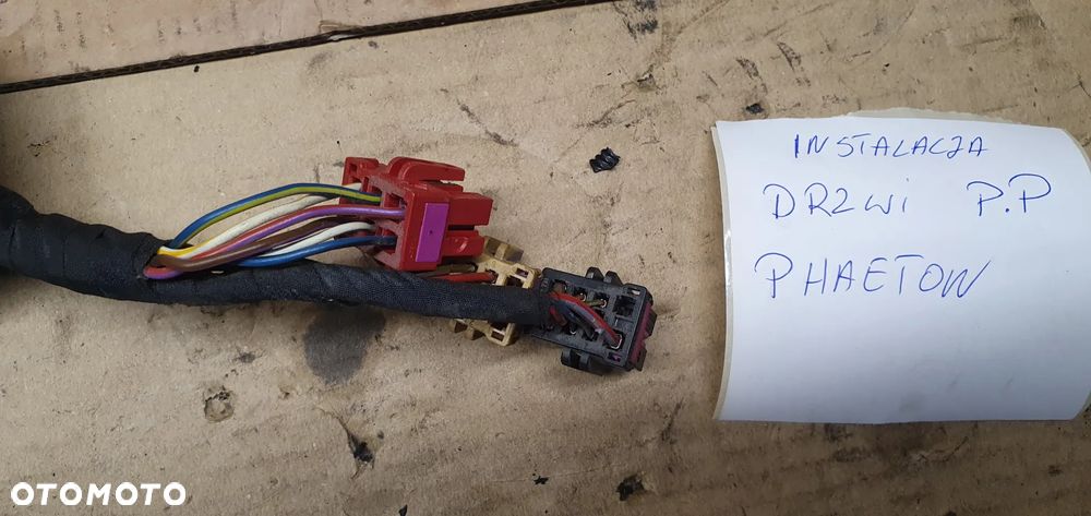 Wiązka instalacja drzwi prawy przód VW Phaeton - 3