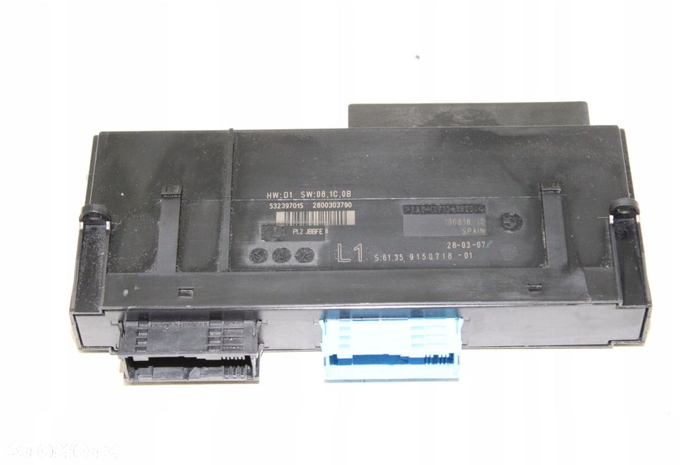 MODUŁ KOMFORTU BMW E90 E91 E92 F10 9150718 STEROWNIK - 1