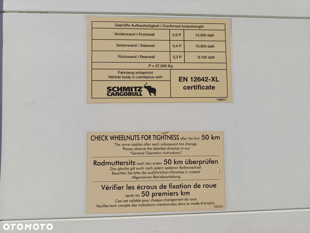 Schmitz Cargobull FIRANKA VARIOS / OCYNK / OSIE SCHMITZ / NOWE PLANDEKI / DACH PODNOSZONY - 18