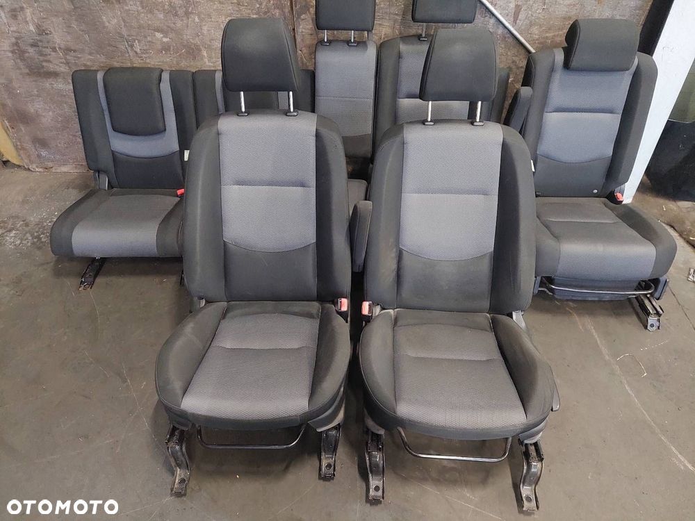 FOTELE KOMPLET LEWY PRAWY KANAPA + TRZECI RZĄD MAZDA 5 I - 2