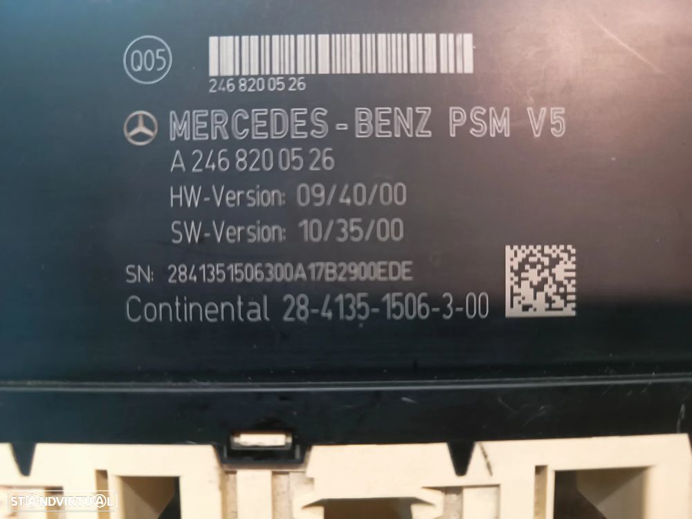 MODULO REGULAÇÃO BANCOS MERCEDES CLASSE A W176 A2468200526 - 3