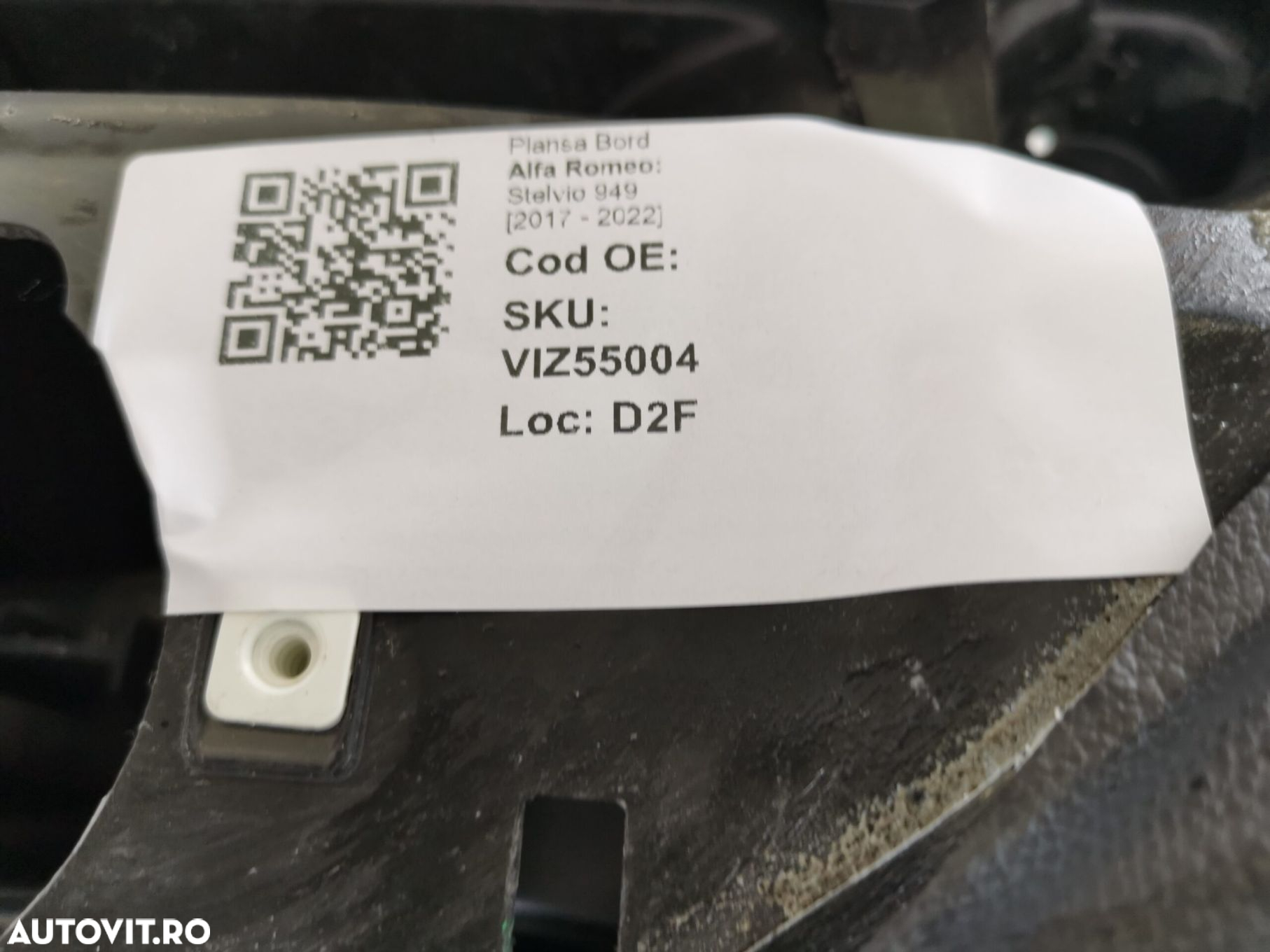Plansa Bord Alfa Romeo Stelvio 949 [2017 - 2022] Originala In Stare Bu - 8