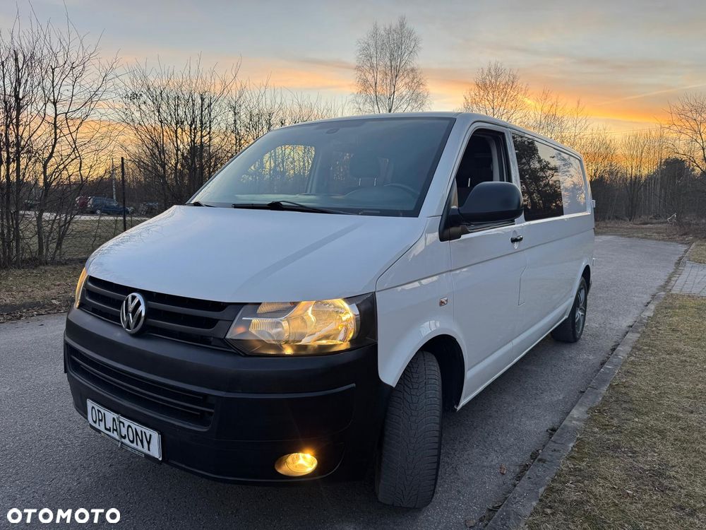 Volkswagen TRANSPORTER T5 L2H1 LIFT DŁUGI Klima Navi Dubel Kabina 6os Brygadówka Hak - 30