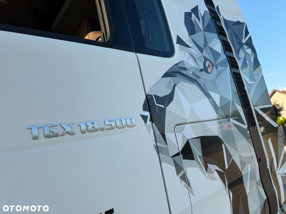 MAN TGX 18.500 XXL RETARDER KLIMA POSTOJOWA NOWE OPONY - 8