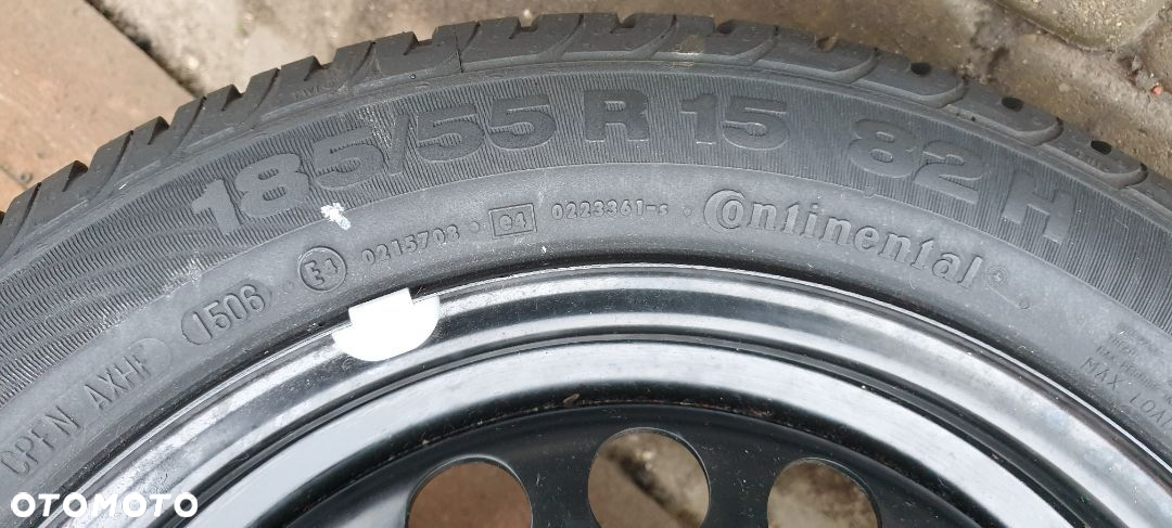 KOŁO ZAPASOWE OPEL CORSA C 4X100 15" ET49 OPONA 185/55 R15 - 9