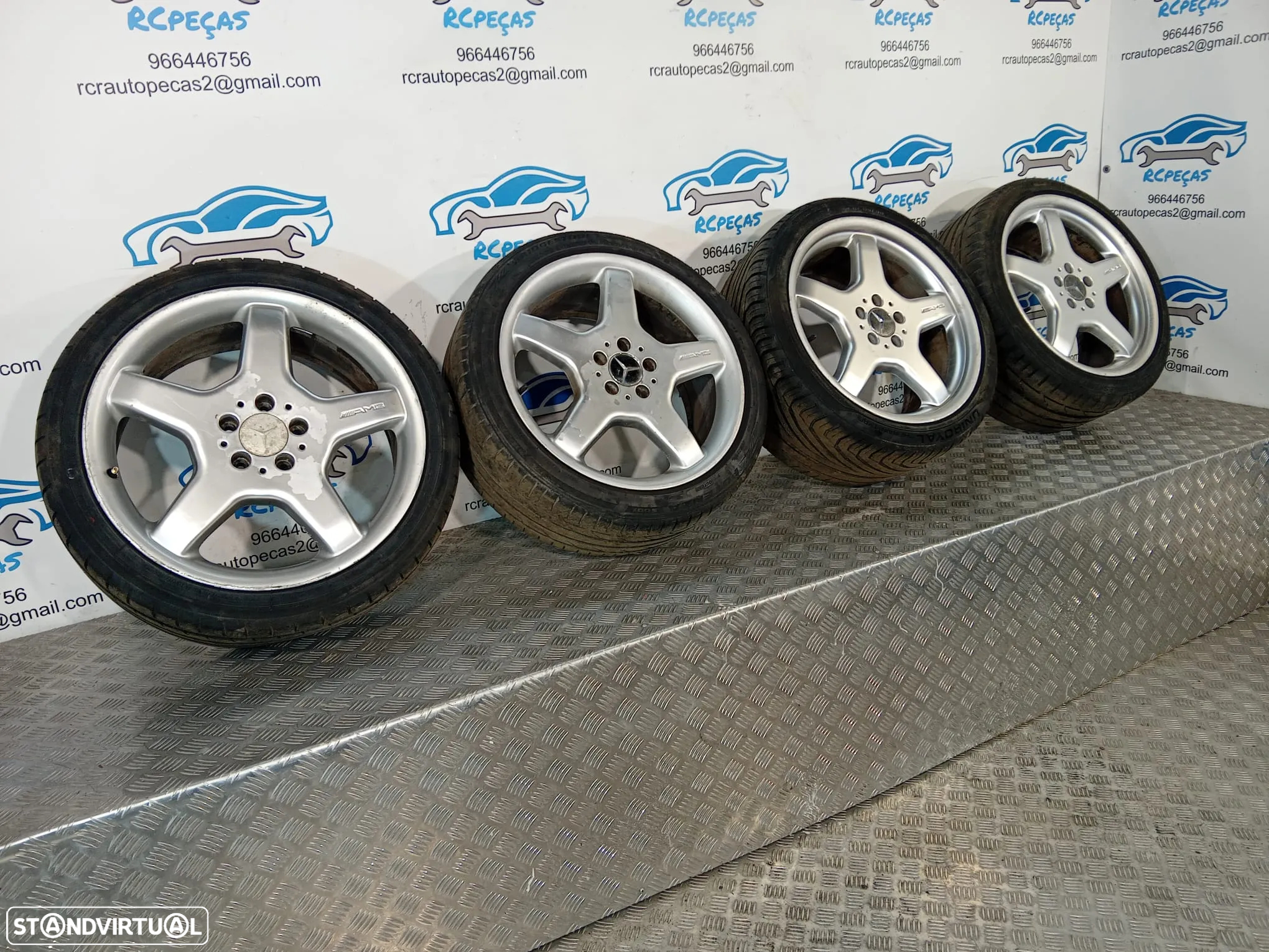 .Jantes 19 Mercedes AMG originais Class CL W215 8,5Jx19 ET44 9,5Jx19 ET46 - 5