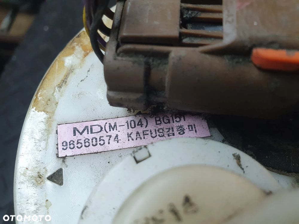 DAEWOO MATIZ POMPA PALIWA 96560574 - 3