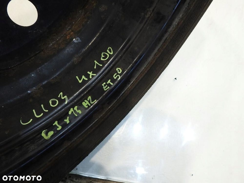 KOŁO FELGA OPONA 185/60/R15 6J 4X100 ET 50 RENAULT CLIO III 8200076103 - 2