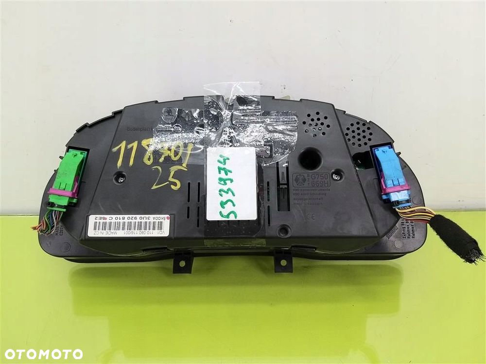 Licznik ZEGARY Skoda Superb I 1.8TURBO 149KM  2001-2006 3U0920810C 533TYŚ - 7