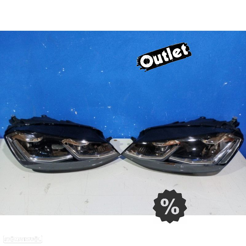 R012837C4 FAROIS VOLKSWAGEN VW GOLF 7 12-17 DRL DINAMICOS PRETO LOOK 7.5 R LINE - 4