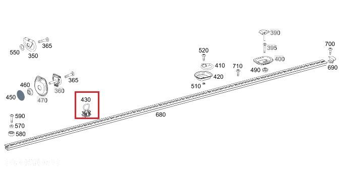 MERCEDES VITO SPRINTER Zaczep ucho paka mocowanie - 3