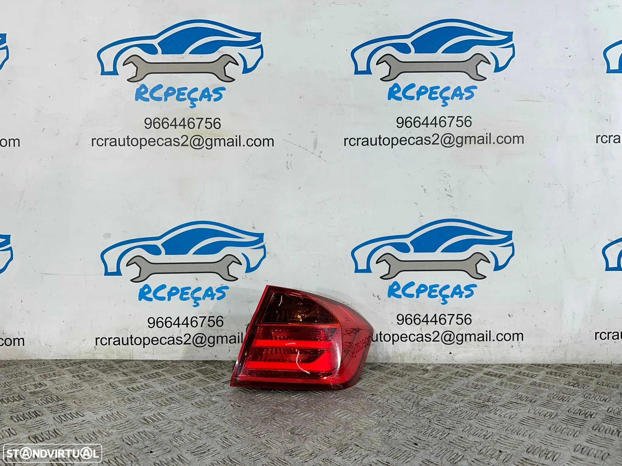 .Conjunto Farolins Led Originais Tras Traseiro Direito Esquerdo BMW Serie 3 F30 2011 - 2019 - 9