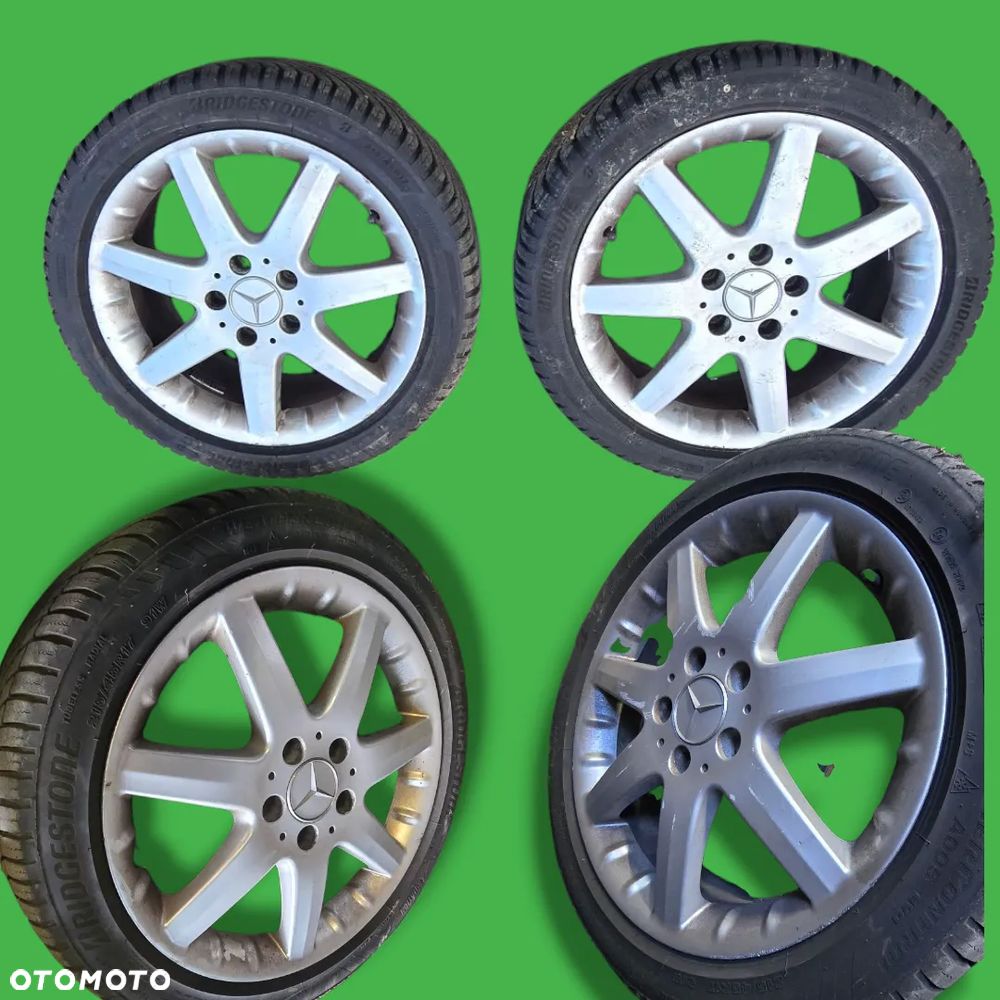 ORYGINALNE ALUFELGI FELGI MERCEDES 17" 7x17 ET54 A1694010502 - 1