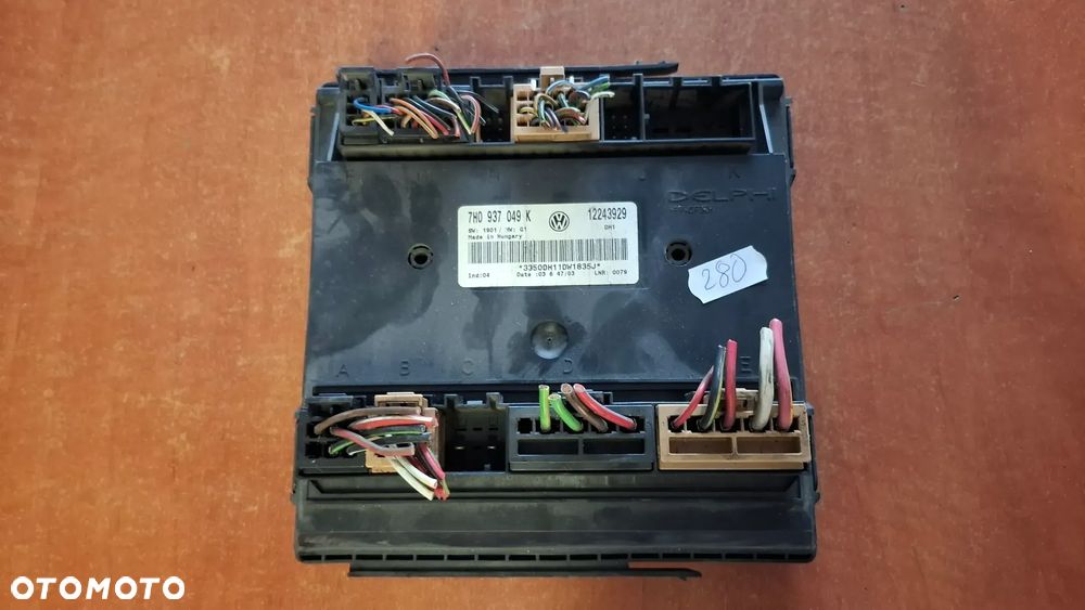 Moduły KOMFORTU VW T5 7H0937049J, 7H0937049N, 7H0937049P - 4