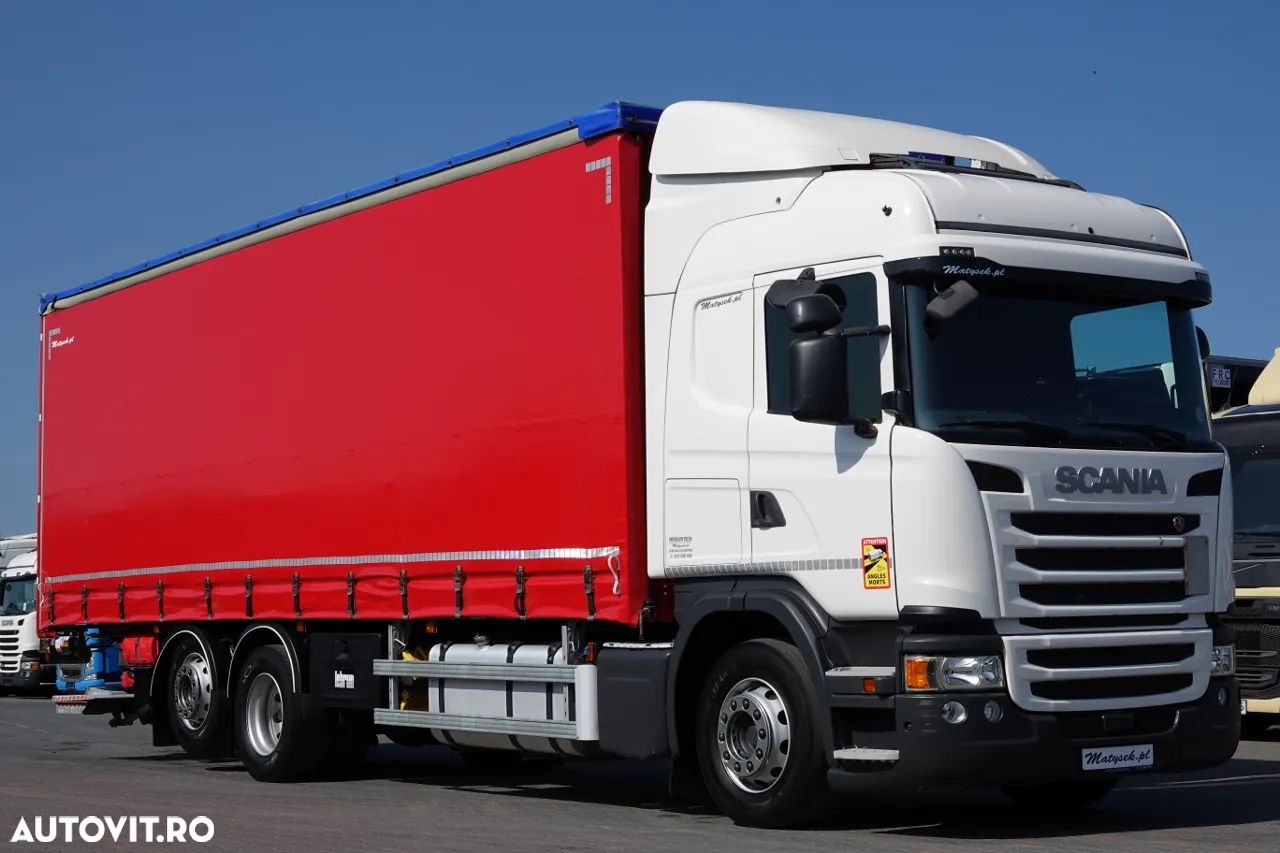 Scania G 320 / 6x2 / Curtainsider - 9 M / + LIFTARE / AXIE DE RIFATARE - 1
