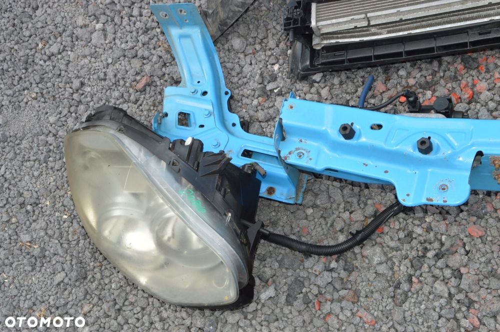 Zderzak maska błotnik lampa komplet przód fiat doblo ii 10r ral 5015 1.6 d - 12