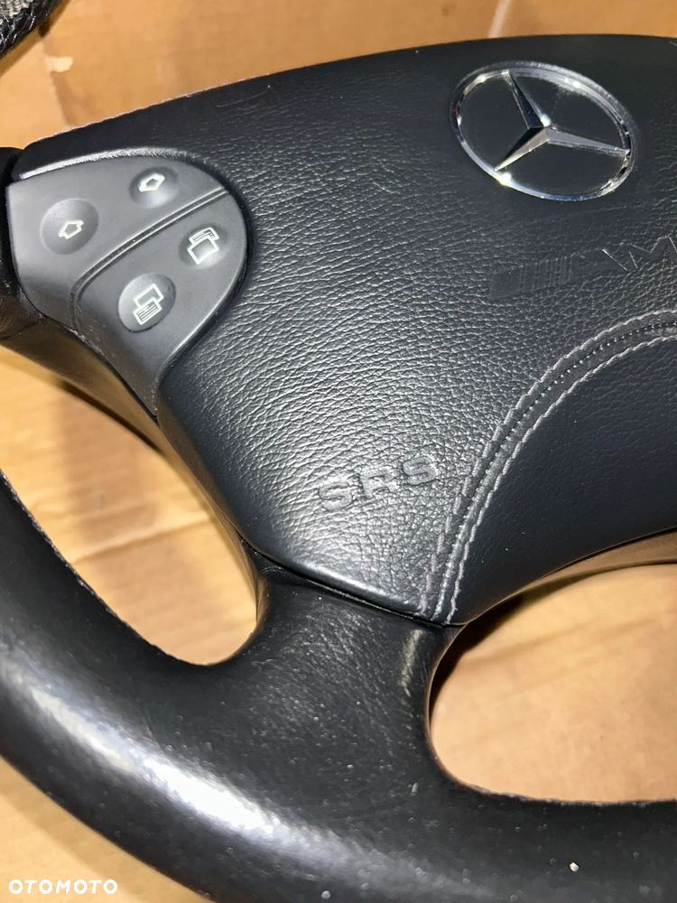 Kierownica MERCEDES CLK 55 W208 W210 E AMG airbag skóra - 6