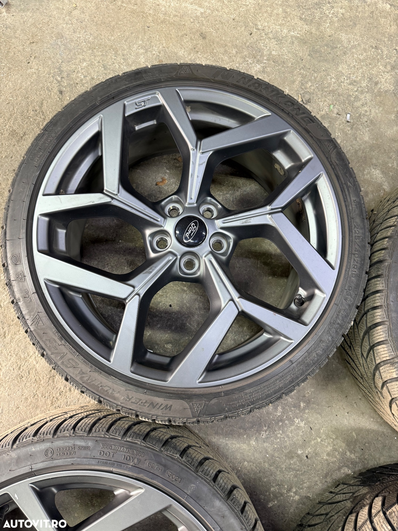 Set jante aliaj FORD PUMA an 2023 cu cauciucuri iarna 225/40R19 - 4