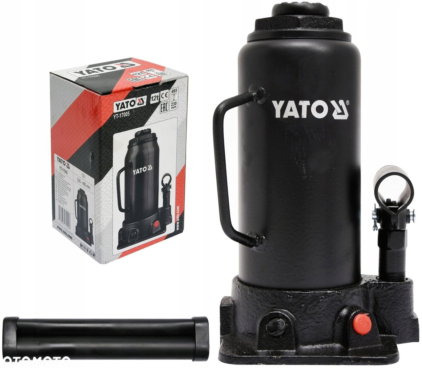 YATO PODNOŚNIK HYDRAULICZNY SŁUPKOWY LEWAREK 12T - 2