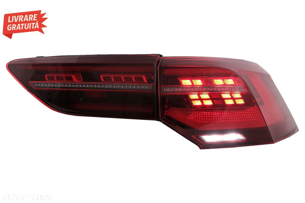 Stopuri Full LED VW Golf VIII Hatchback Mk8 MQB (2020-Up) cu Semnal Dinamic Secven- livrare gratuita - 13