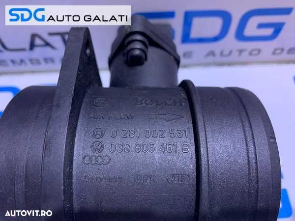 Senzor Debitmetru Aer VW Golf 5 1.9 TDI BKC BRU BLS BXE BXF BXJ 2004 - 2008 Cod 038906461B 0281002531 [B3491] - 5
