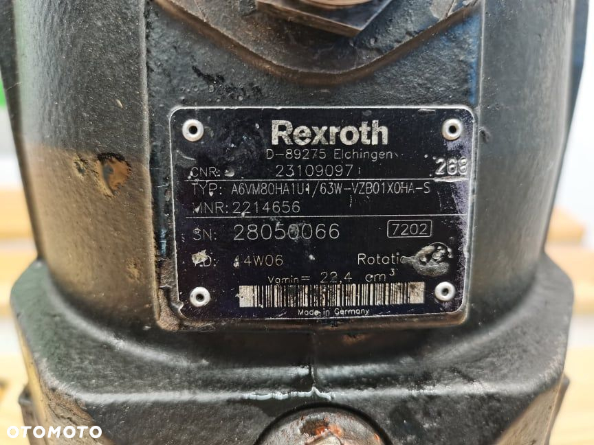 Hydromotor Kramer Allrad 750T Rexroth A6VM80HA - 2
