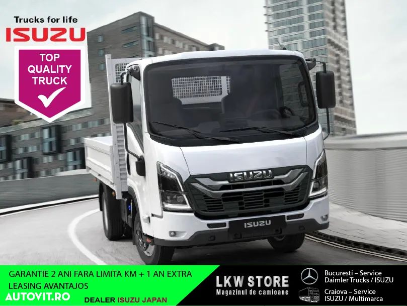 Isuzu M27 3.5 to cu carosare tip tribena basculabila 3400x1950, NOU!!! - 2