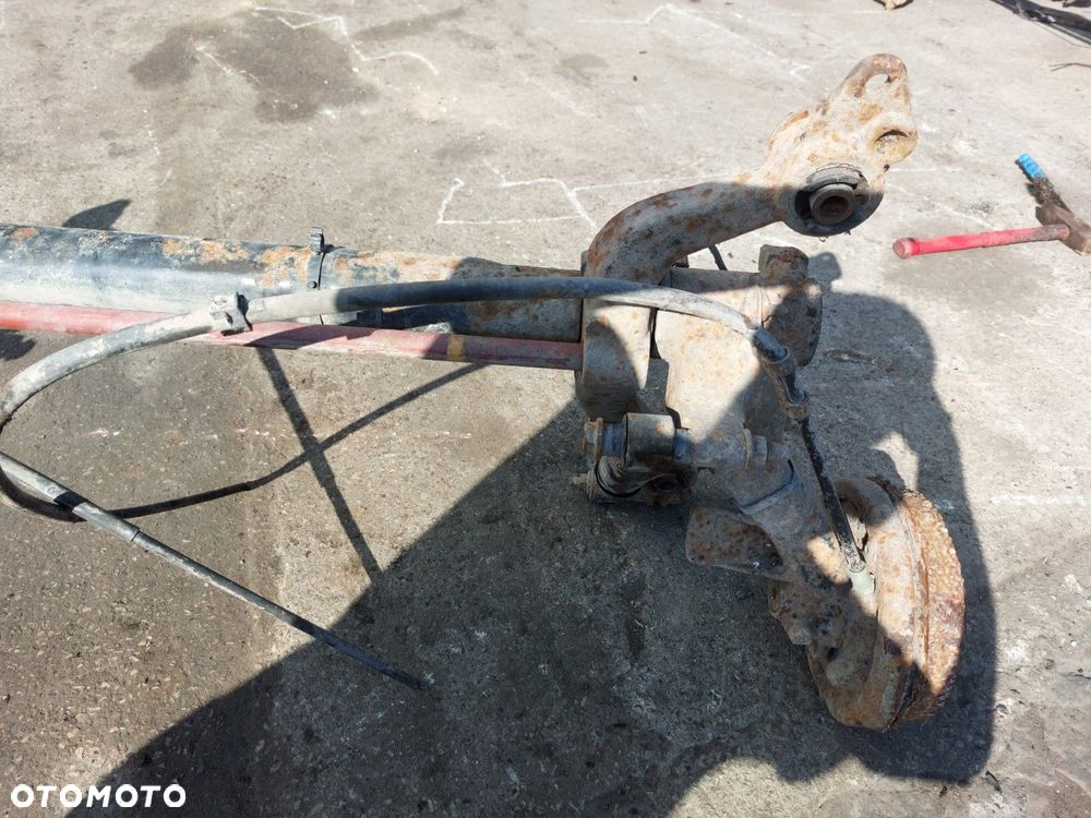 Belka tylna OŚ ZAWIESZENIA TYŁ PEUGEOT 206 98-10 HATCHBACK BĘBNY BEZ ABS - 11