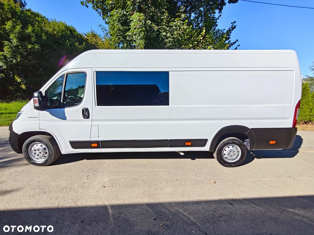 Fiat Maxi DUCATO DOCA Salon PL BEZ ADBLUE 130koni EURO 6, 7os 187tyś km L4H2 VAT 23% PO SERWISIE Cały w Oryginale Klima - 5