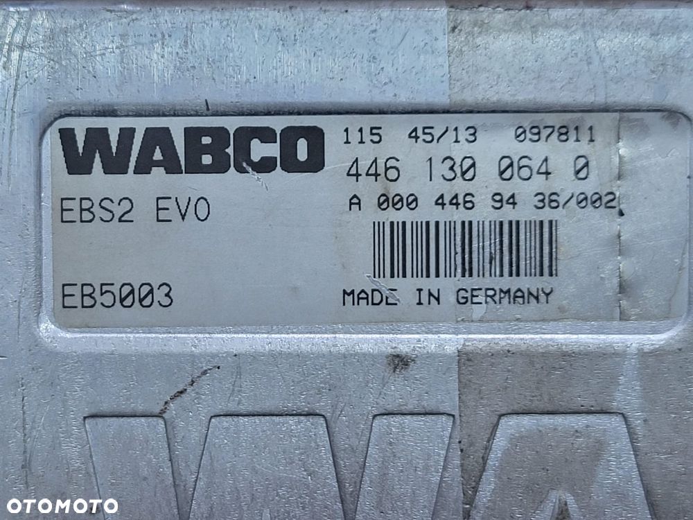A0004469436 Wabco 4461300640 Komputer Sterownik EBS2 MERCEDES ACTROS EURO 5 - 3