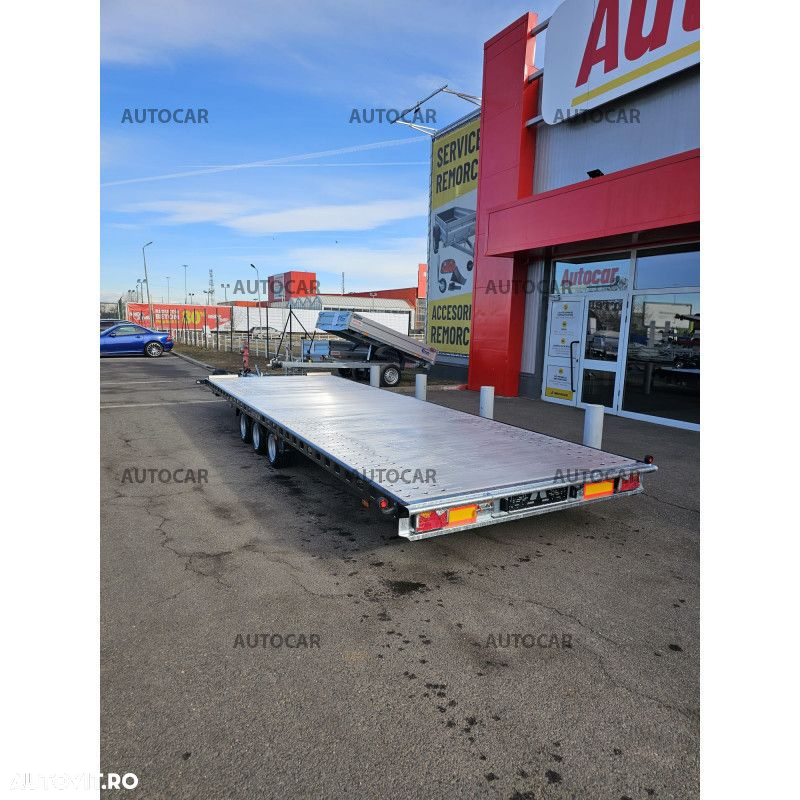 Wiola Trailer transport auto cu sistem de franare basculabile cu trei axe L35G65 P Supercars - 3