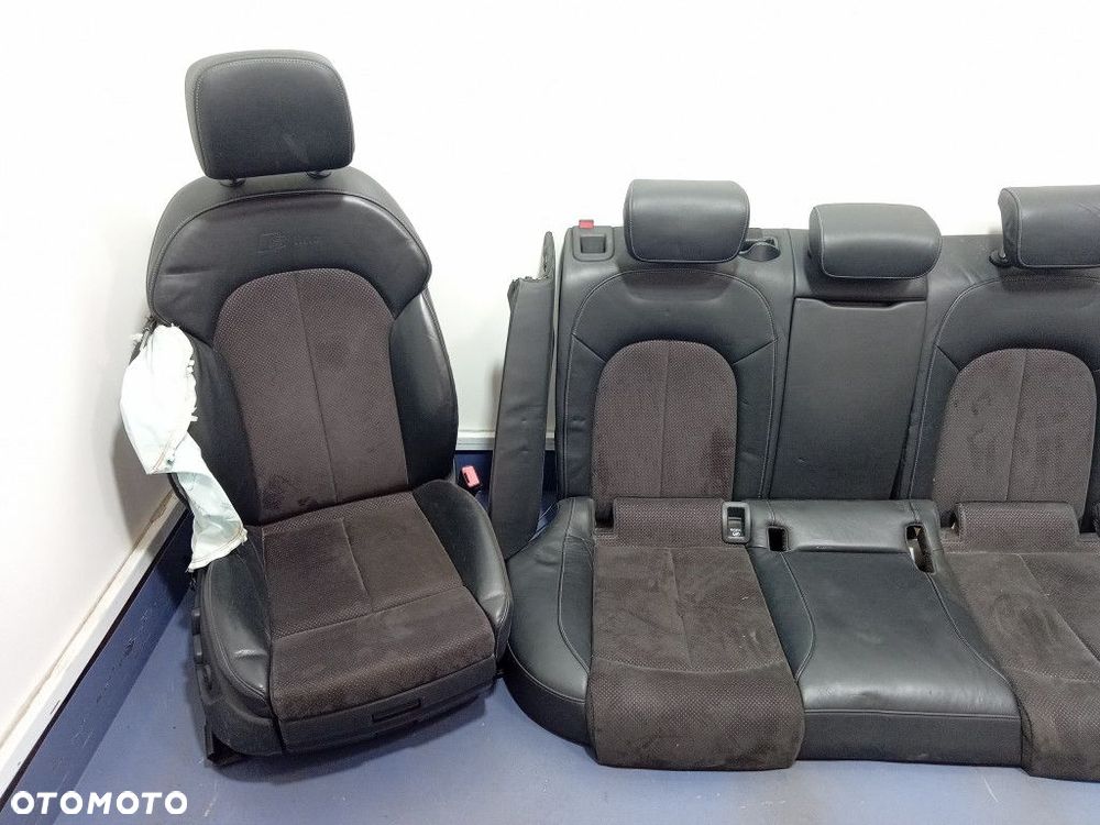 AUDI A6 C7 AVANT FOTELE KANAPA S LINE PÓŁSKÓRA KOMPLET - 3