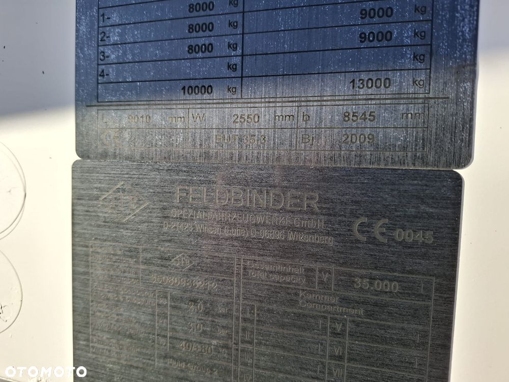 Feldbinder Cementonaczepa Feldbinder - Spitzer 35m3 cysterna - 8